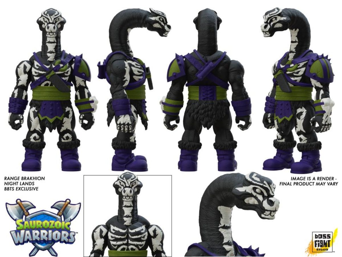 Boss Fight Studio Debuts Saurozoic Warriors Night Lands