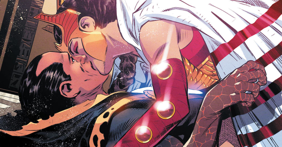 Black Adam and Ishtar Sitting in a Tree