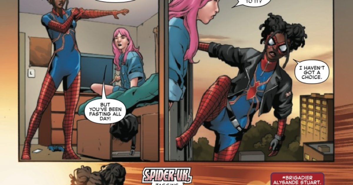 Edge of the SpiderVerse 2 Preview New SpiderUK Who Dis?