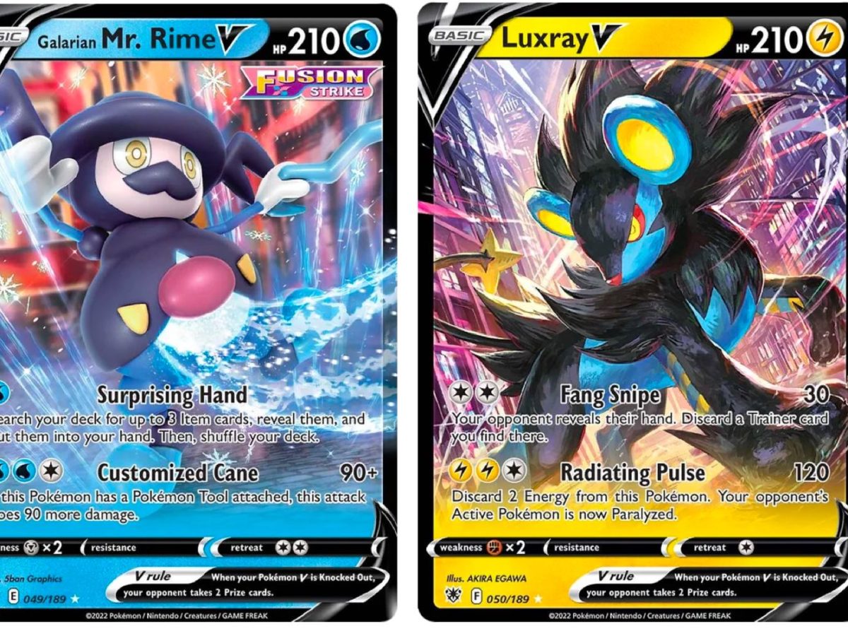 The Cards Of Pokemon Tcg Astral Radiance Part 10 Mr Rime Luxray