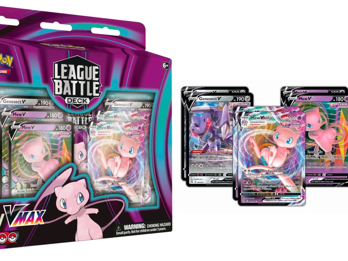 Pokémon TCG Will Release Mew VMAX League Battle Deck