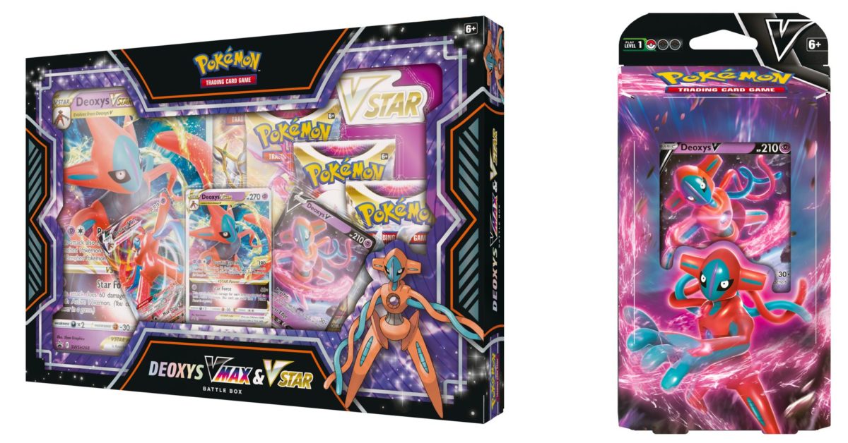  Deoxys V - VSTAR - VMAX - Pokémon 3 Card Set - SWSH266