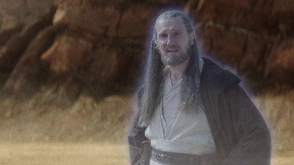 Qui Gon Jinn or Liam Neeson <3  The phantom menace, Star wars, Star wars  poster