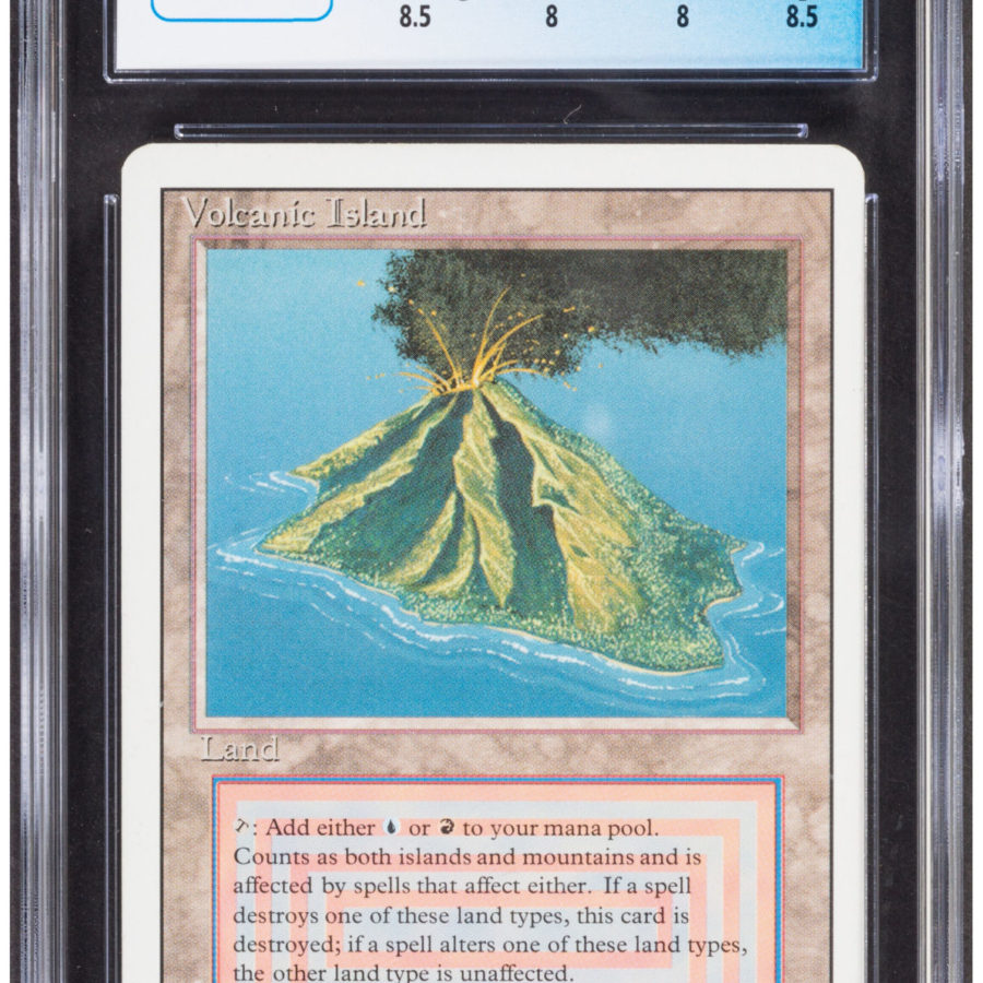 Magic: The Gathering - Revised Volcanic Island Auction At Heritage