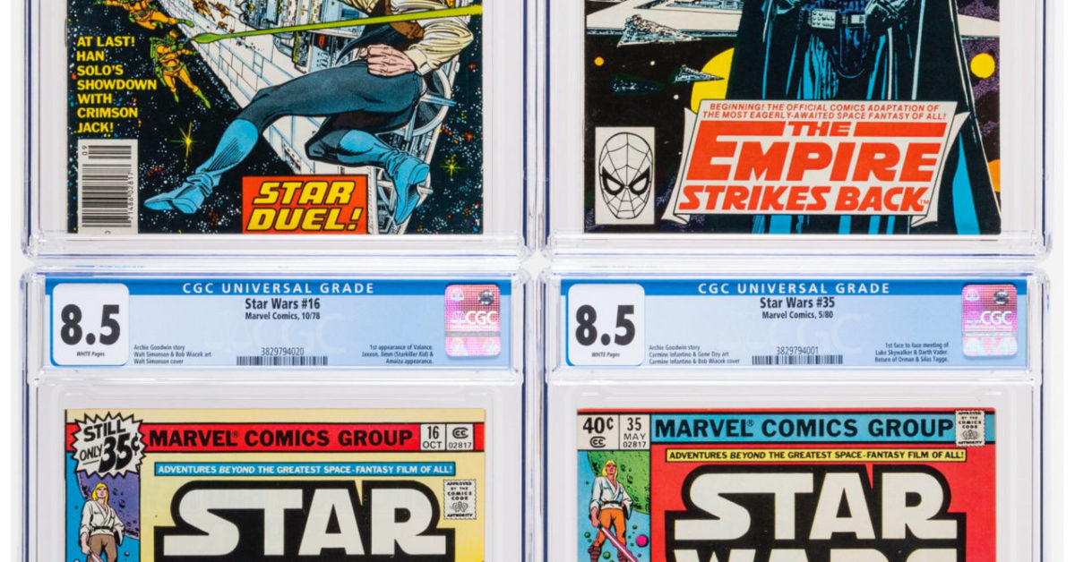 Star Wars CGC Bundle Of 4 Points Up for Public sale At this time