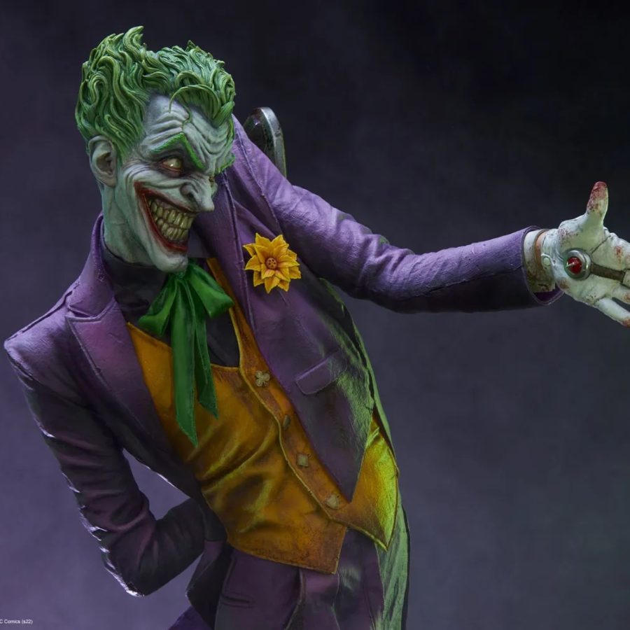 The Joker Has a Trick Up His Sleeve with New Premium Sideshow Statue