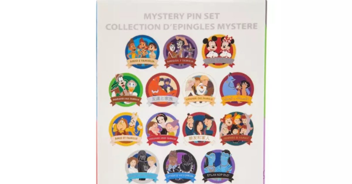 Disney Reveals Unique Friends and Family Mystery Pin Collection