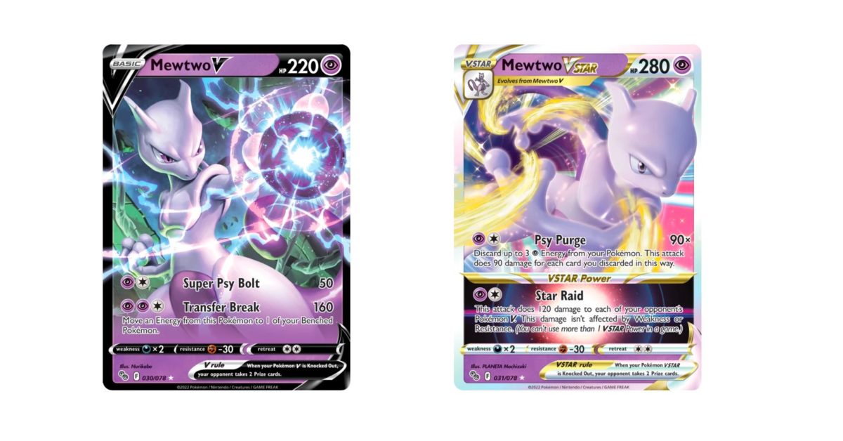 The Cards Of Pokémon Tcg Pokémon Go Part 11 Mewtwo Vstar