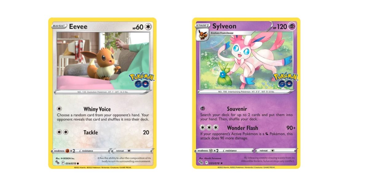 The Cards Of Pokémon TCG: Pokémon GO Part 12: Eevee & Sylveon - Vimarsana News