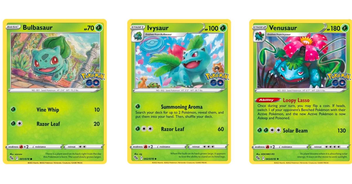 Bulbasaur pokemon card  Pokemon go cards, Pokemon, Pokémon tcg