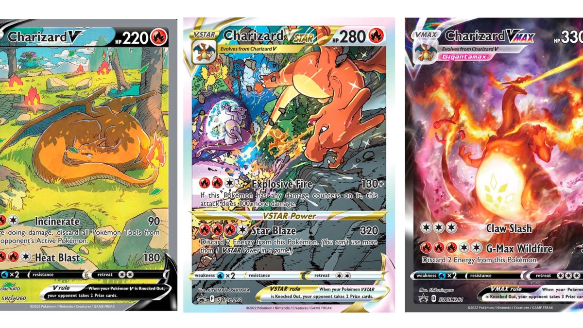 Charizard Cards in the Pokemon TCG