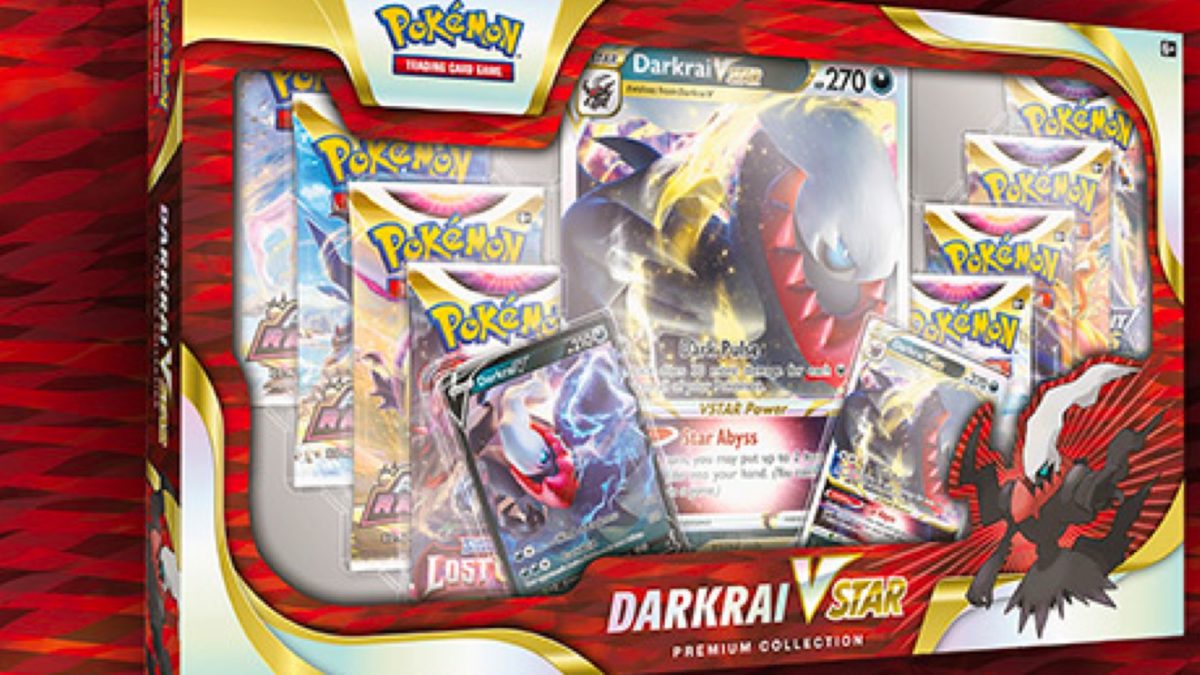 ポケモン カードBOX DARKRAI VSTAR プレミアムコレクション Pokémon TCG Darkrai VSTAR Premium Collection Is Walmart-Exclusive
