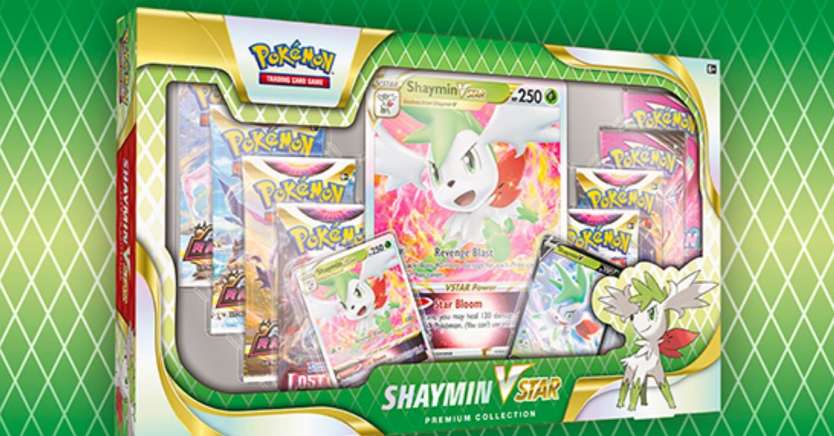 Pokémon TCG Announces Shaymin VSTAR Premium Collection