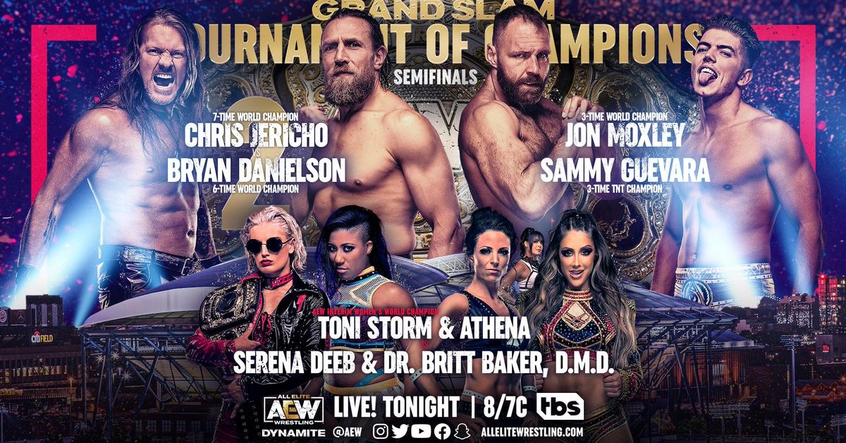 AEW Dynamite Preview Grand Slam Tournament of Champions Continues