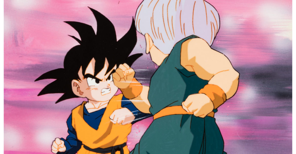 Dragon Ball Z Trunks Episode 166 Season 6 Cell Games Saga Production Cel  A9, Production Background Toei Animation by Toei Animation on artnet