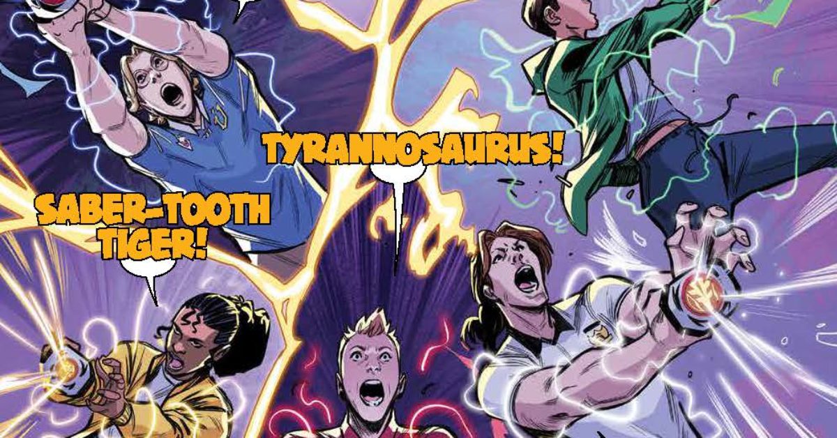 Mighty Morphin Energy Rangers #100 Preview: a centesimal Concern Celebration