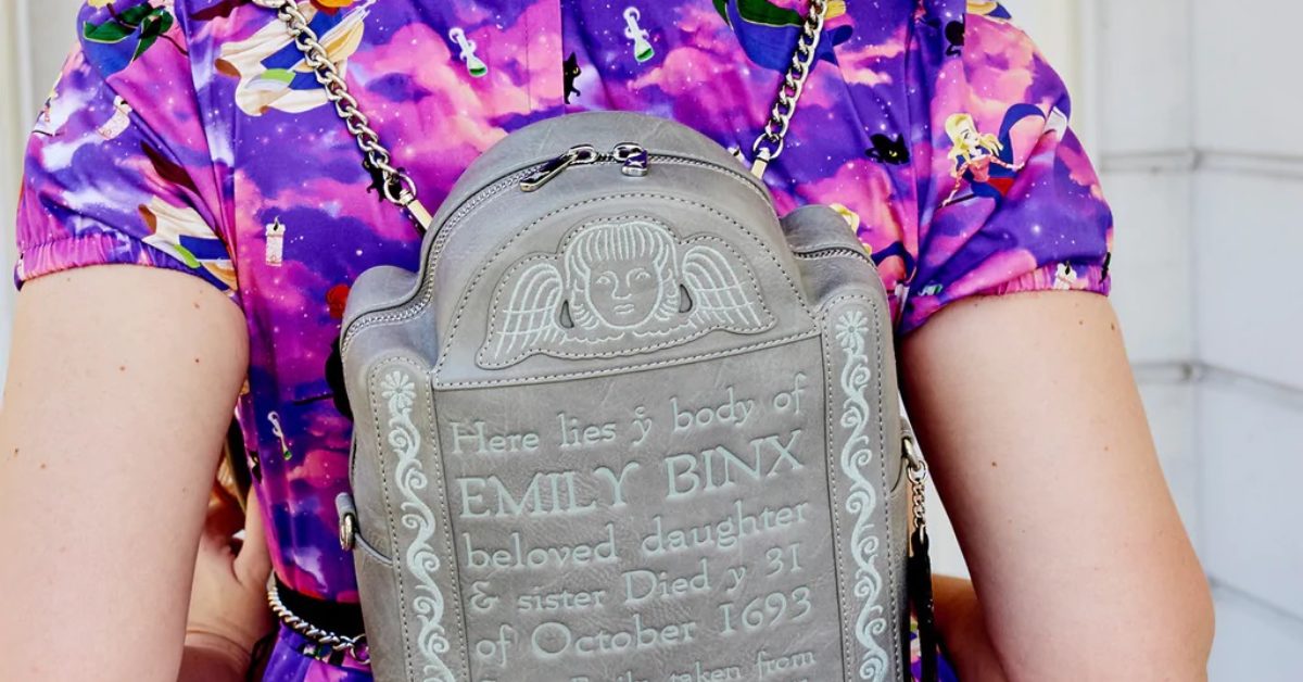 Loungefly Stitch Shoppe Hocus Pocus GITD Tombstone Backpack  display picture 1