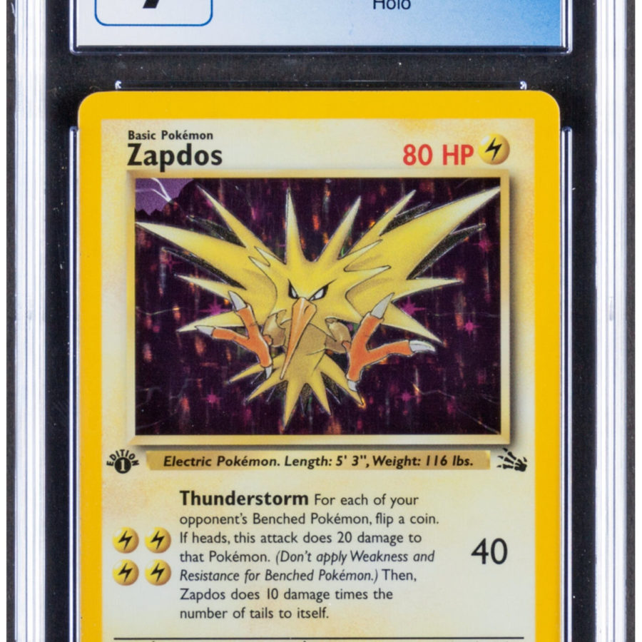 Pokemon Cards Original Legendary Birds - Zapdos - Articuno - Moltres Fossil  Holo