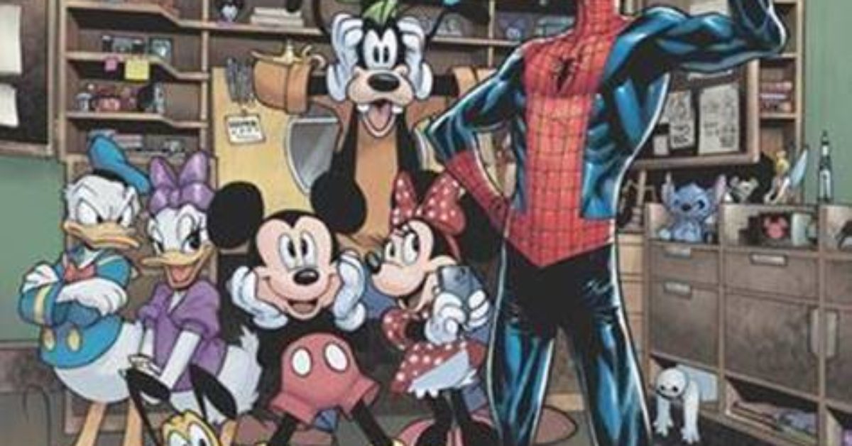 Marvel/Disney Crossover Variants At D23 – What About Black & Whites