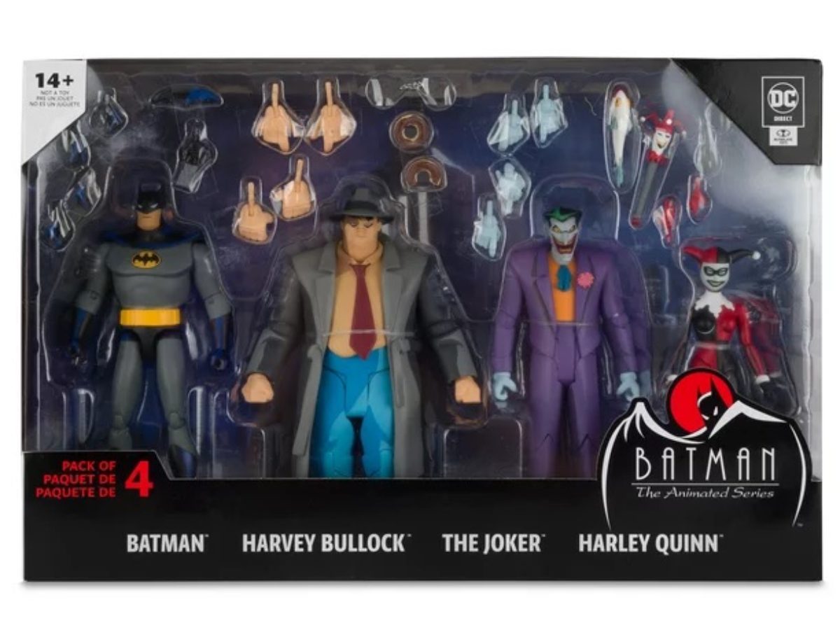 Batman The Animated Series 4-Pack Figure Set Unveiled by McFarlane