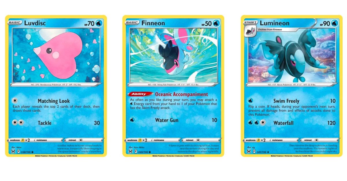 The Cards Of Pok Mon Tcg Lost Origin Part Water Types