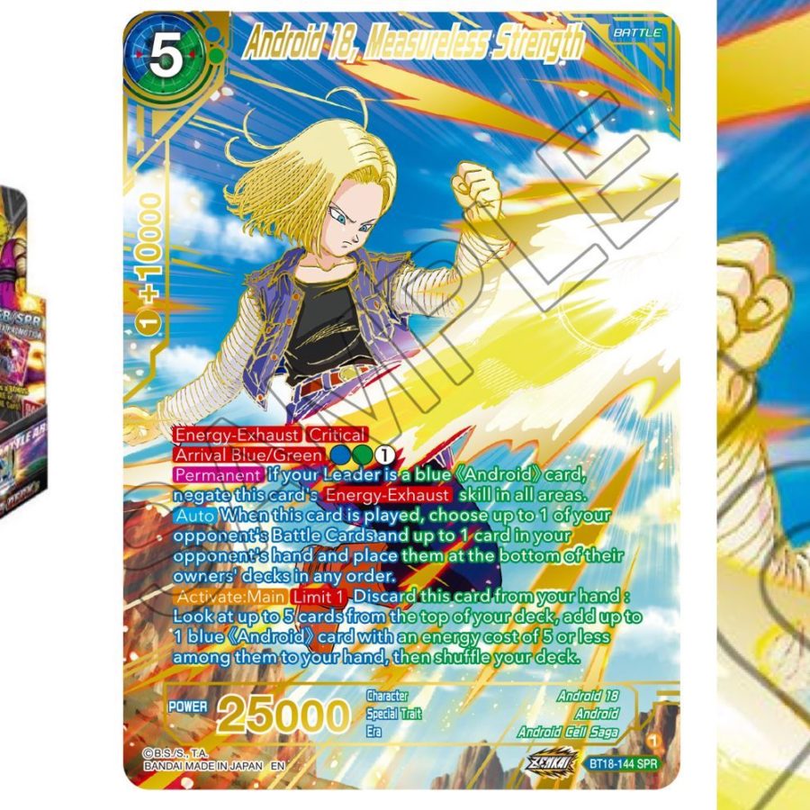 Dragon Ball Super Previews Dawn Of The Z-Legends: Android 18 SPR