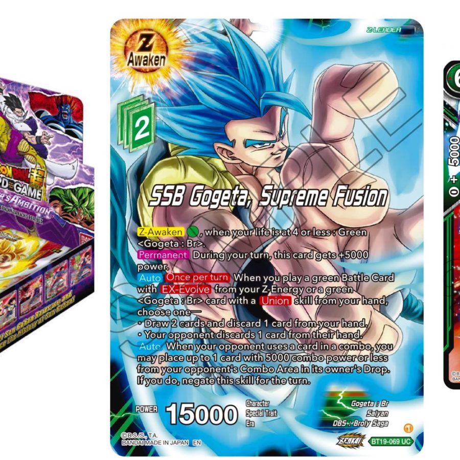 SSR Gogeta Blue Dragon Ball Trading Cards CCG