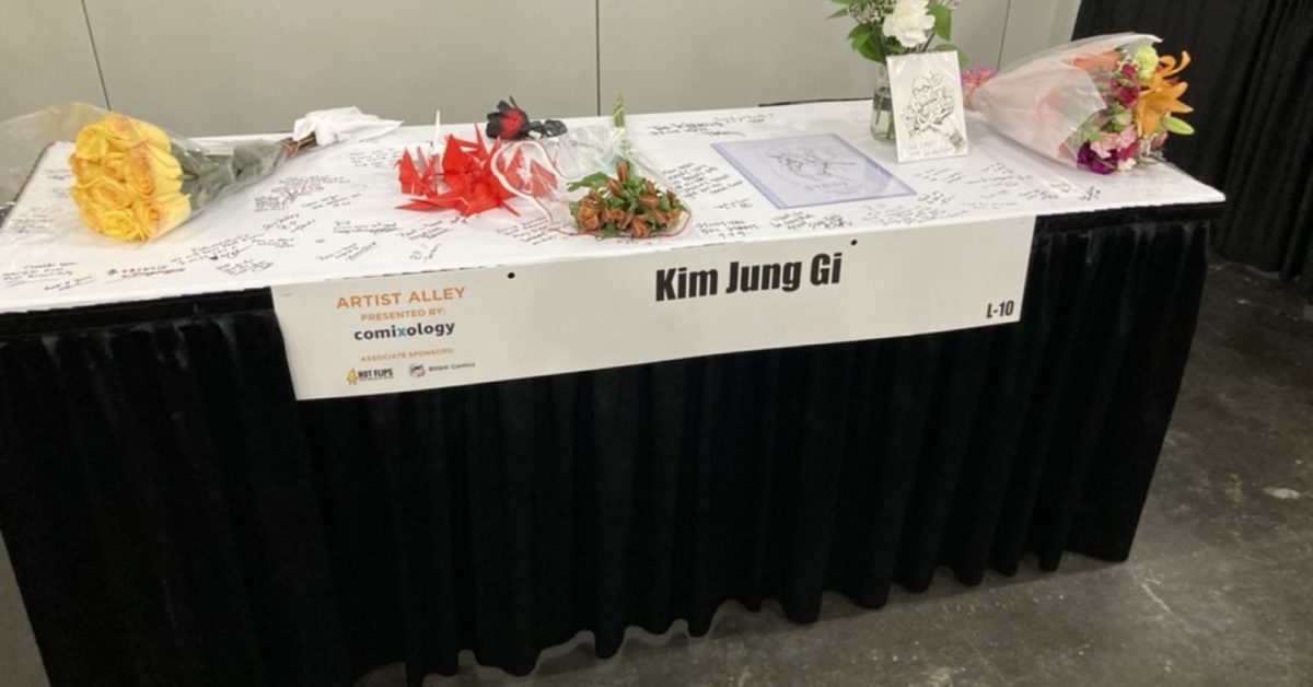 Kim Jung Gi's Artists Alley Table At New York Comic-Con - Vimarsana News