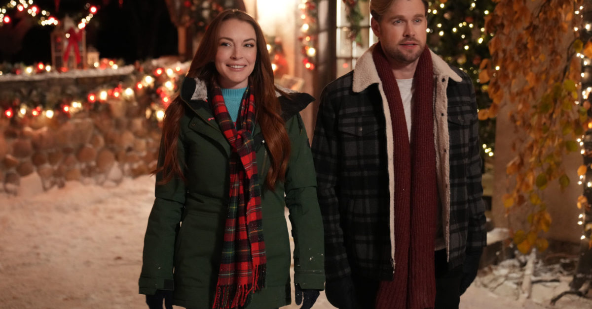 Lindsay Lohan Holiday Netflix Rom Com Debuts Trailer