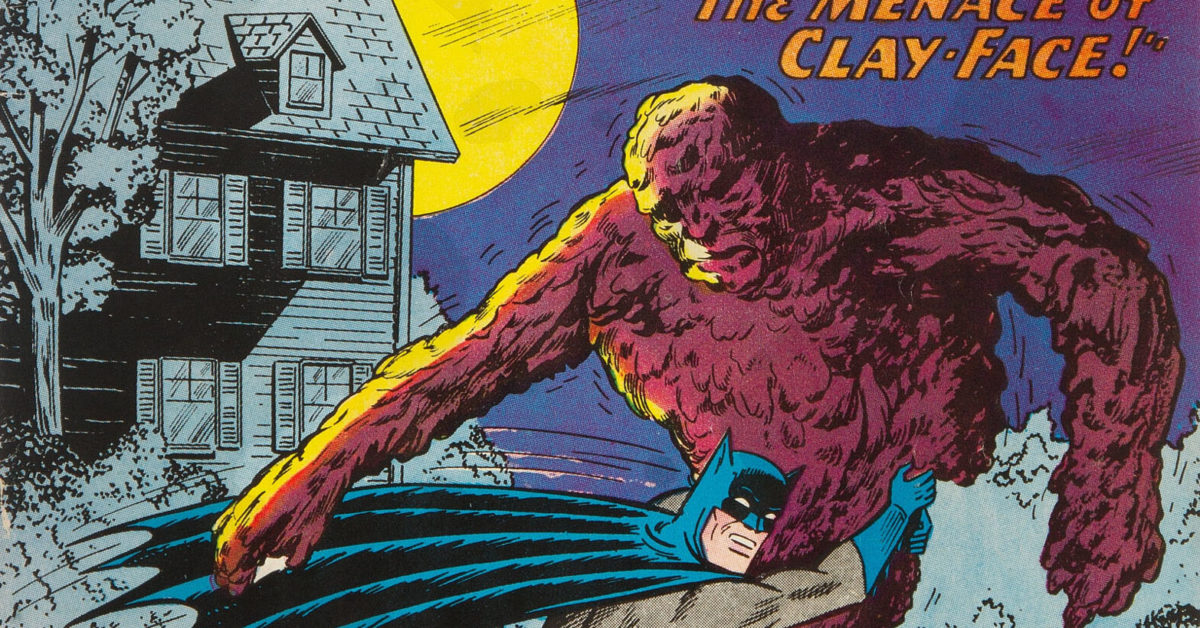 Clayface S Silver Age Upgrade In Detective Comics At Auction