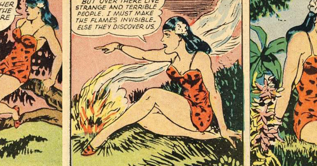 Kazanda, Wild Woman of the Misplaced Continent in Rangers Comics, at Public sale