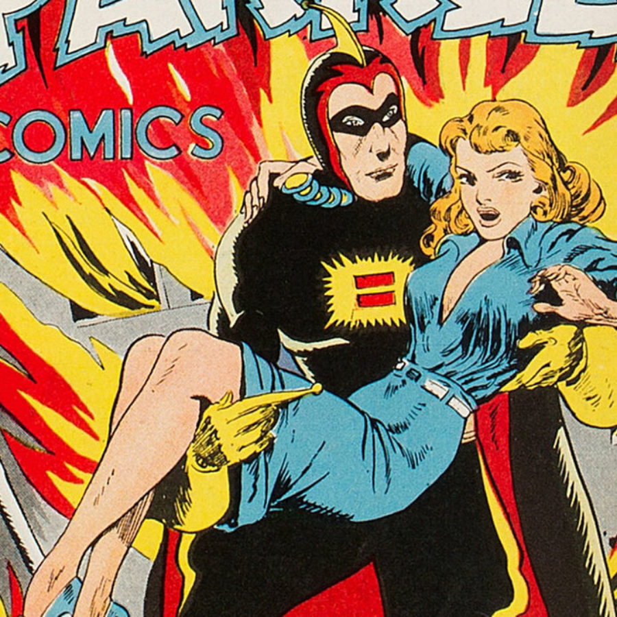 The Strange Saga of Spark Man in Sparkler Comics, Up for Auction