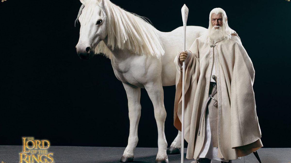 サイドショウ　ロード・オブ・ザ・リング 　Gandalf The White Gandalf the White and Shadowfax 1:10 Deluxe Art Scale Statue