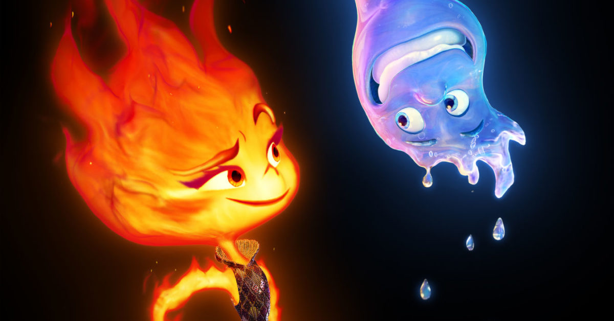 2 More HQ Images From Pixar's Elemental Spotlight Our Opposite Duo