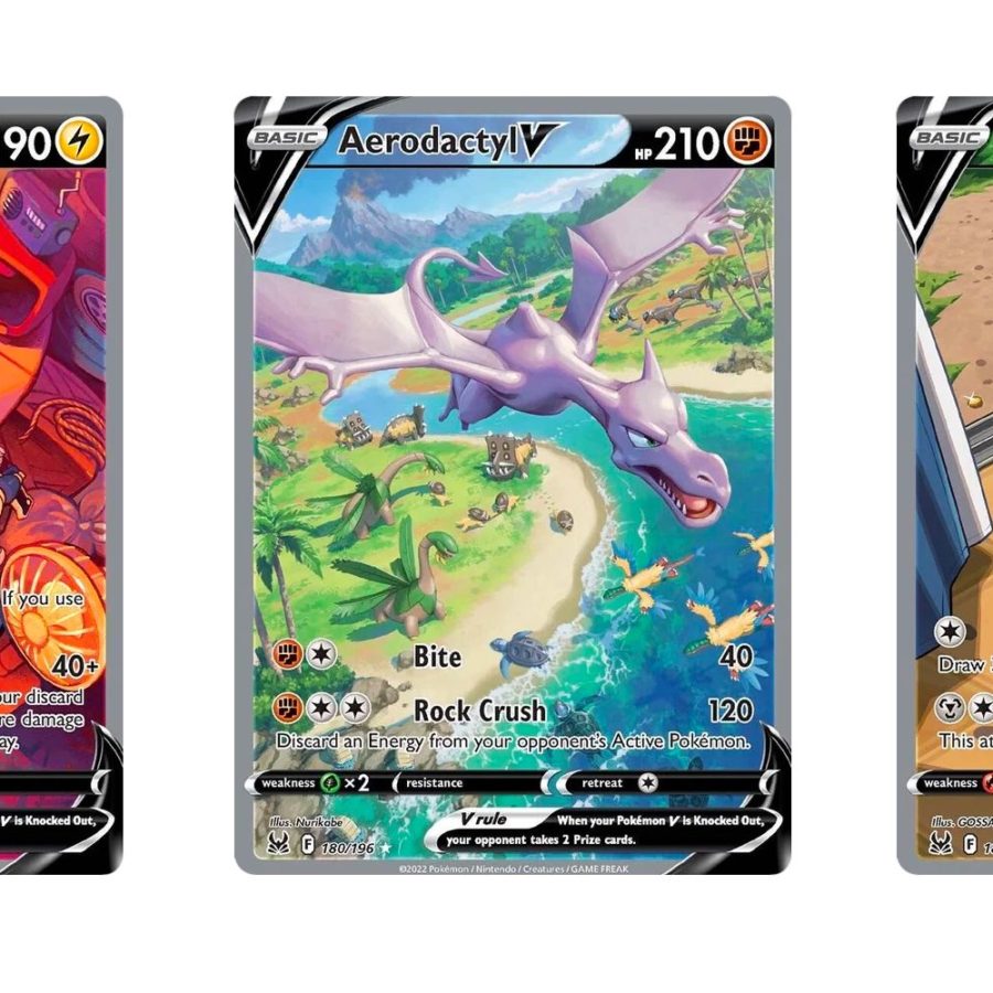 Auction Prices Realized Tcg Cards 2022 Pokemon Sword & Shield Lost Origin Aerodactyl  V