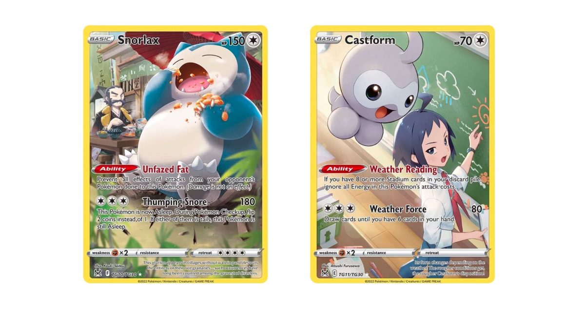 The Cards Of Pokmon TCG: Lost Origin Part 43: Snorlax & Castform