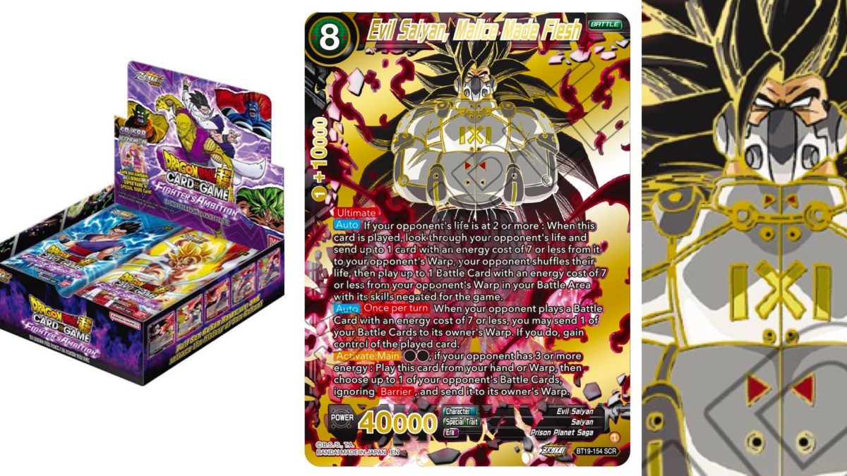 Deals Dragon Ball Super Fighter’s Ambition Evil Saiyan, Malice Made Flesh BT19-154 SCR