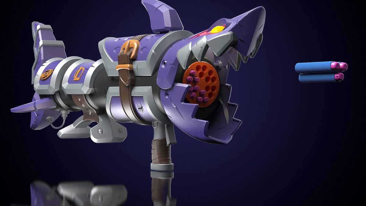 Hasbro Debuts League of Legends Jinx Fishbones NERF Blaster