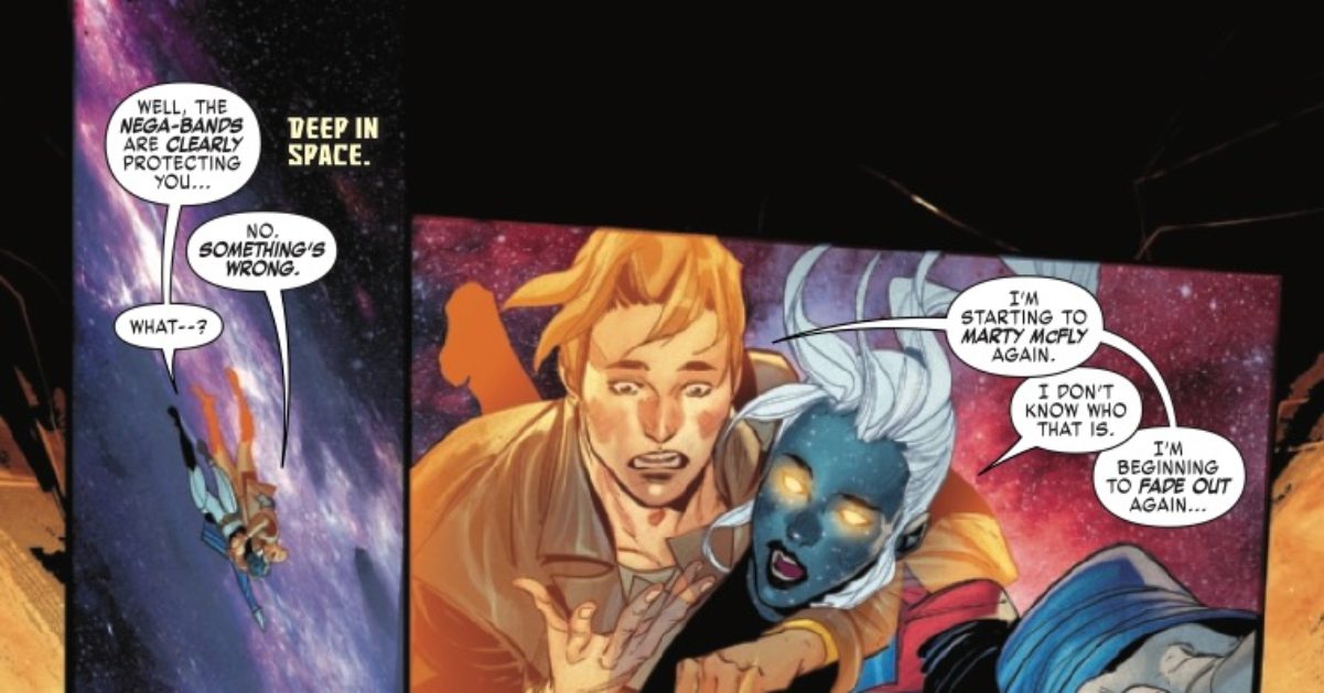 Genis-Vell: Captain Marvel #5 Preview: Marty
McFlying