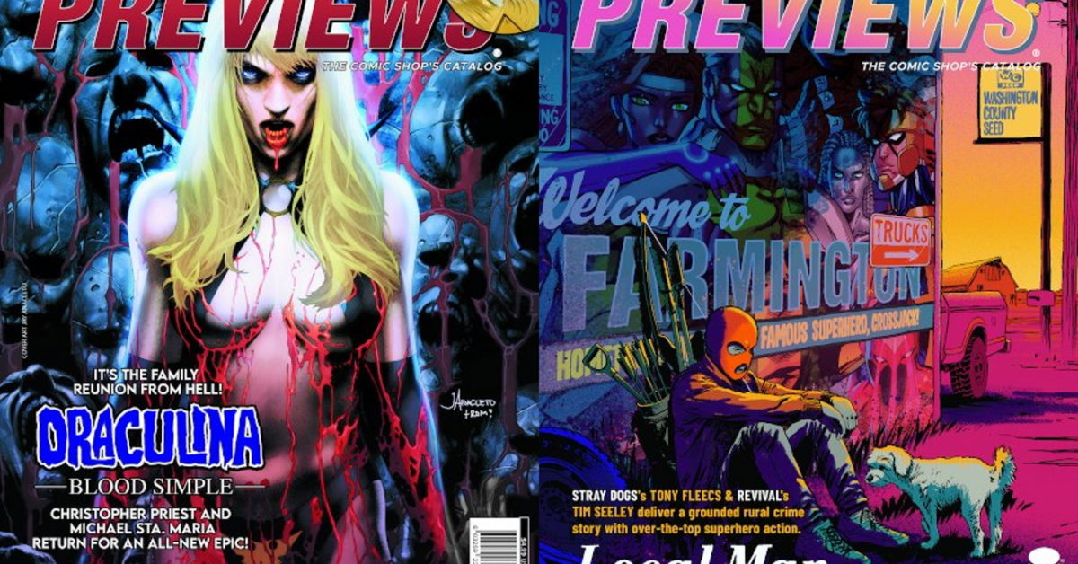 Local Man &amp;#038; Draculina On Cover Of Next Week's
Previews