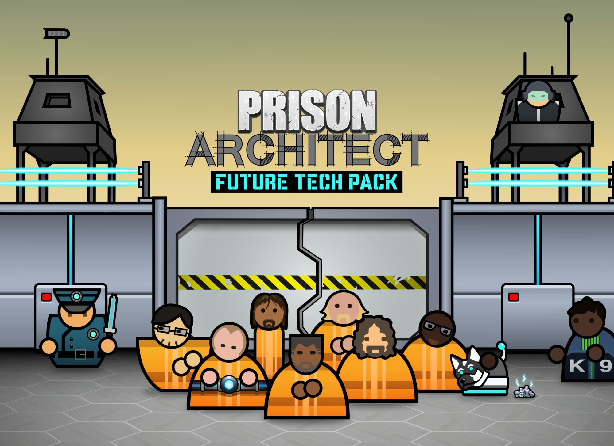 Prison Architect News Rumors And Information Bleeding Cool News And   Prison Architect Future Tech Pack Art 