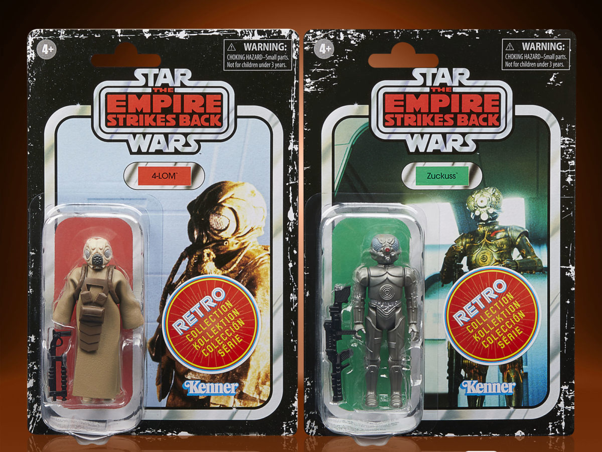 Hasbro Debuts Star Wars Bounty Hunter 4-LOM and Zuckuss