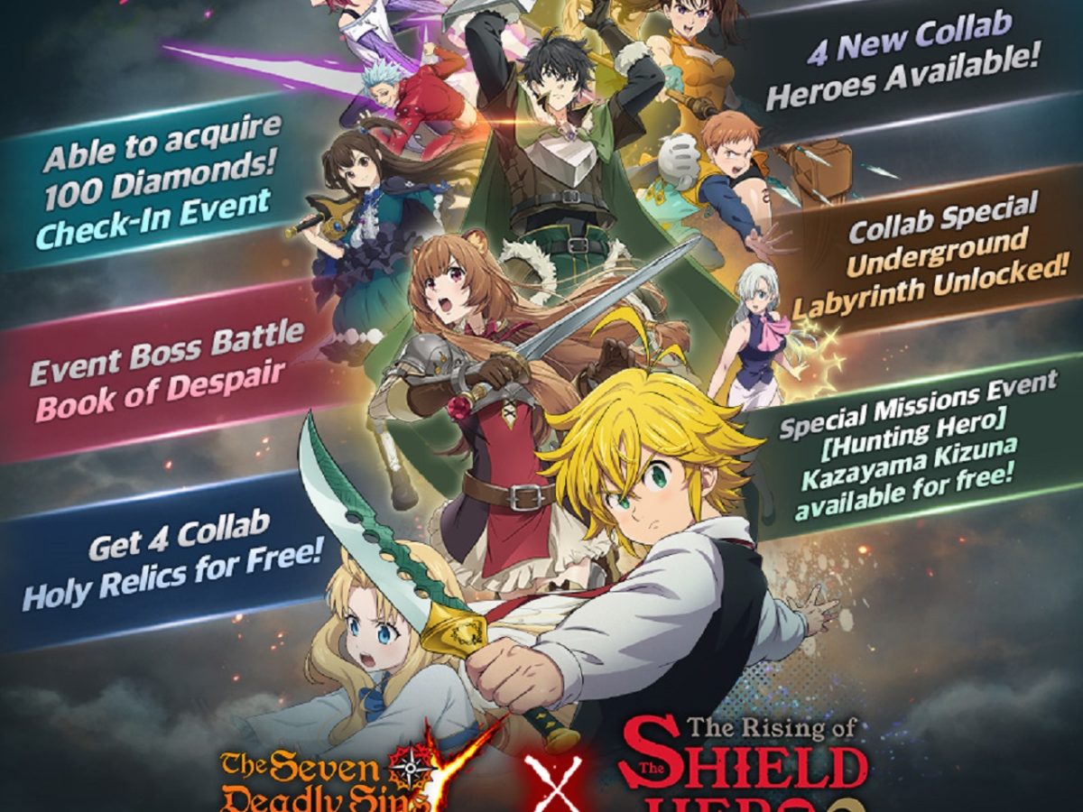 Seven Deadly Sins: Grand Cross Adds Rising Of The Shield Hero Content