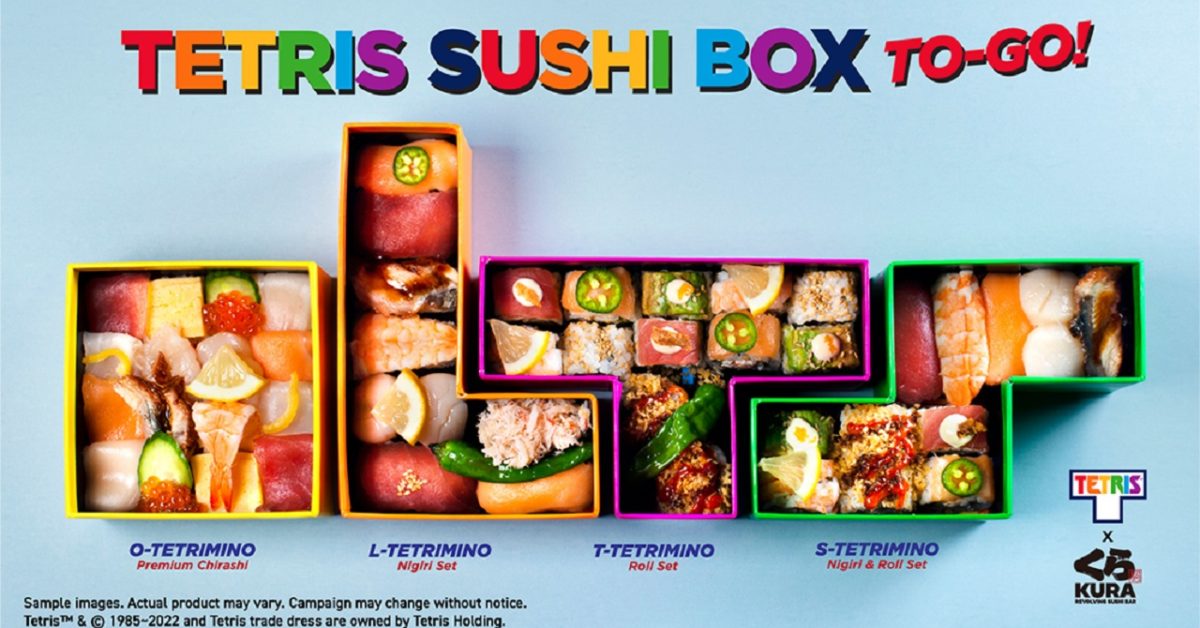 Kura Sushi & Tetris Partner Up For Special To-Go Tetrimino Boxes - Vimarsana News