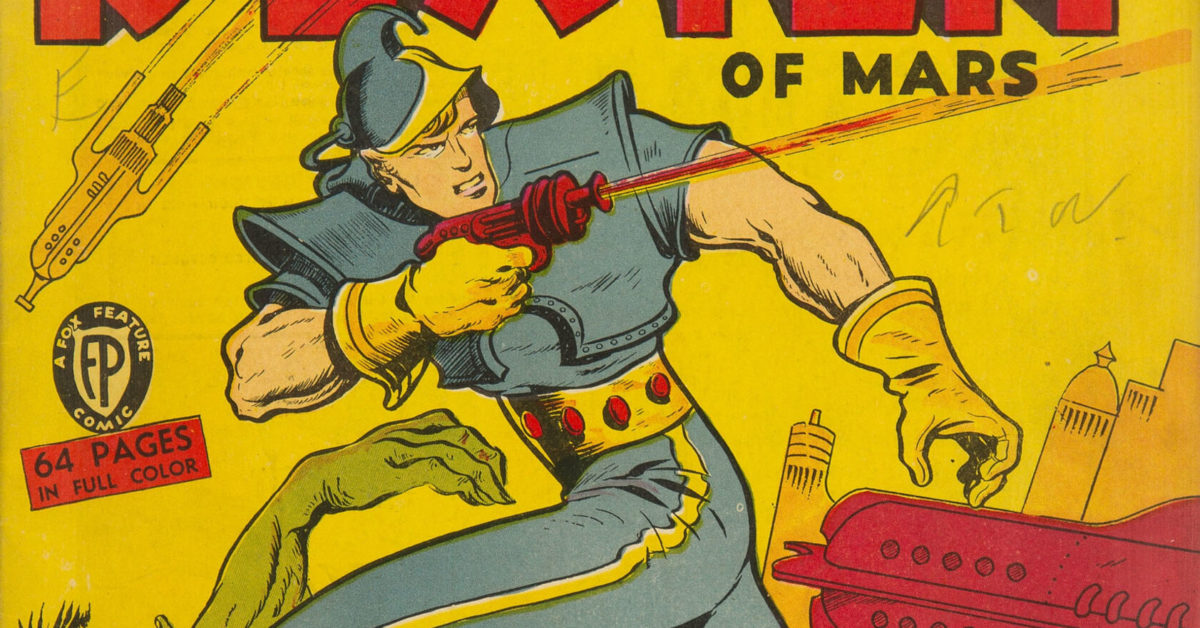 Dick Briefer's Inventive Take on Rex Dexter of Mars, Up for Auction - Vimarsana News