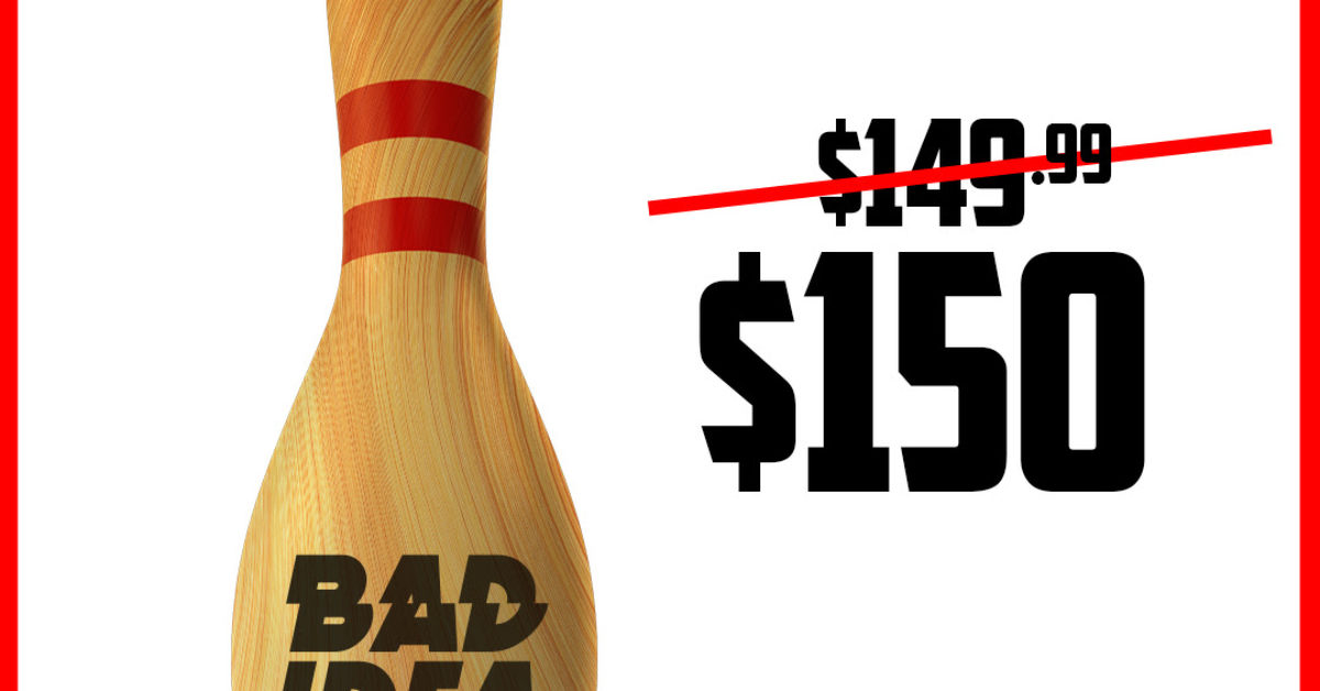 Bad Idea Selling Black Friday Bowling Pins & TV Sets Because Why Not? - Vimarsana News