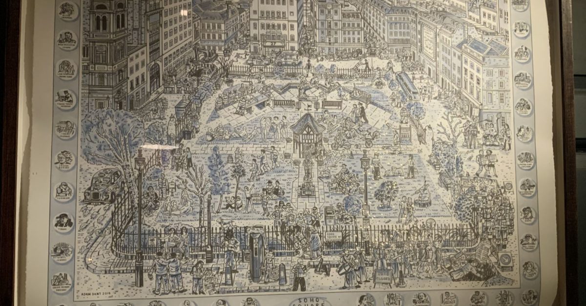 Adam Dant Maps Out Humanity, Currently at Blacks Club in
London