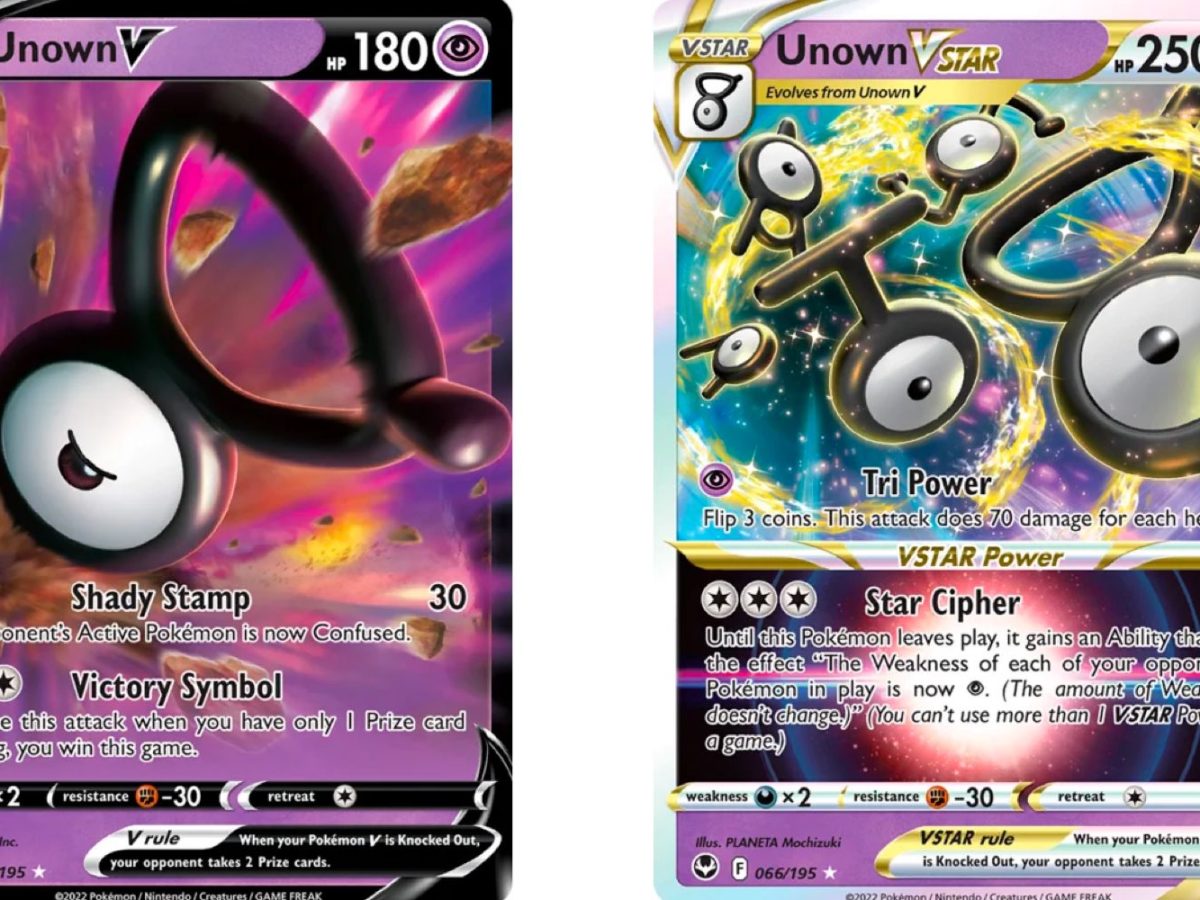 Unown VSTAR - Sword & Shield: Silver Tempest - Pokemon