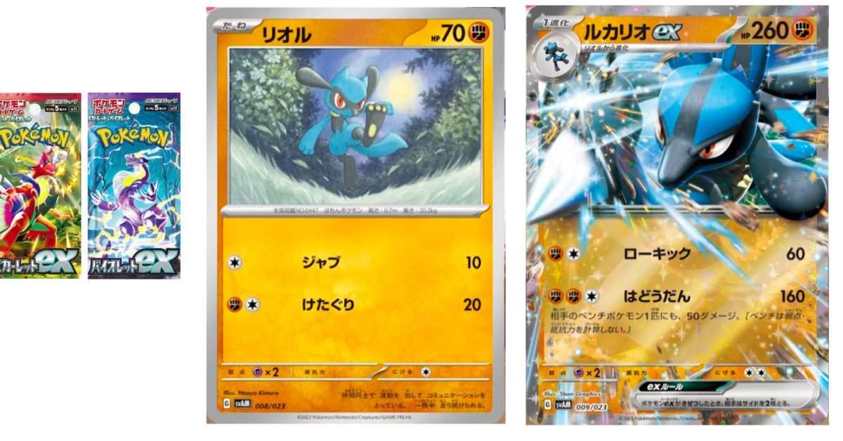 X 上的PokéXperto：「🔥 Cartas de Riolu y Lucario Shiny en Japón 🔥   / X