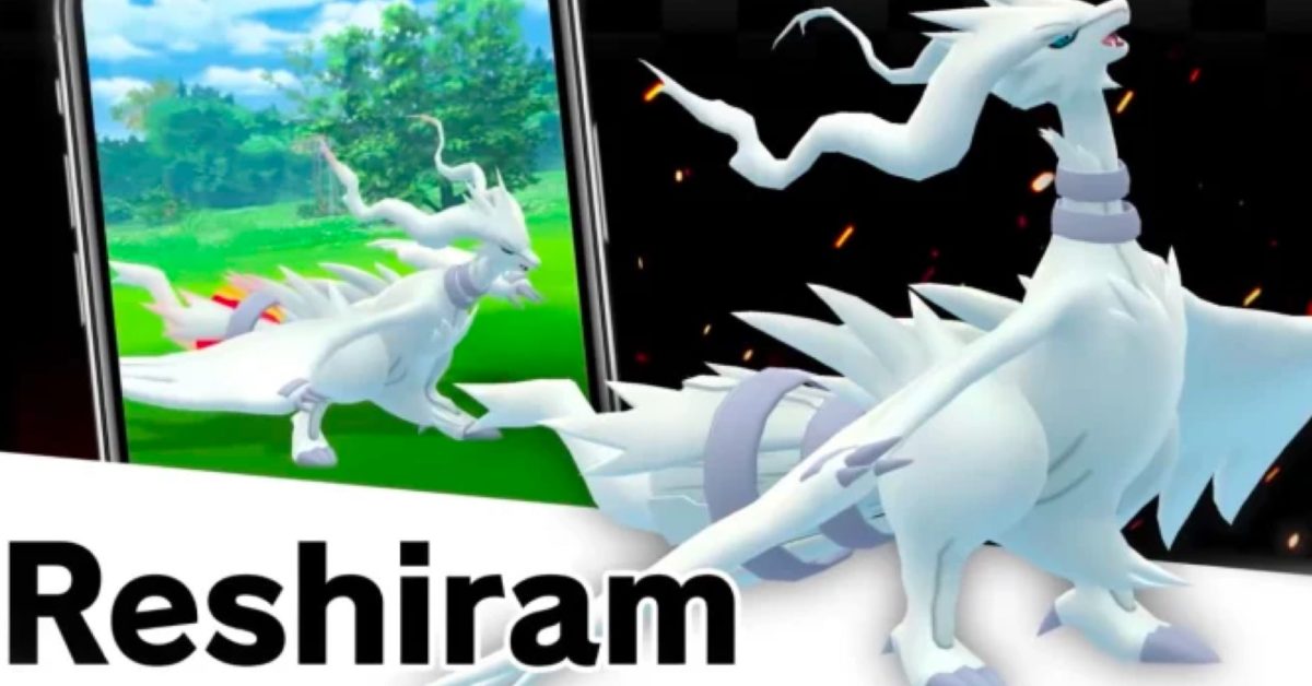 Pokémon lendario Reshiram #pokemongo #reides